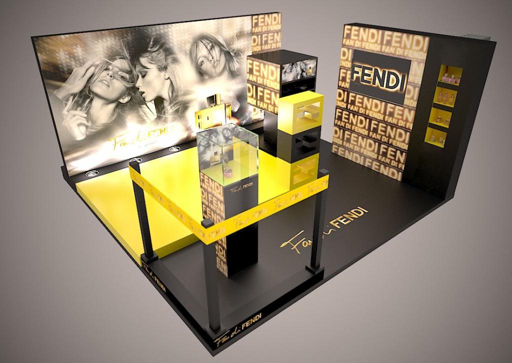 Fendi Promotion Display - Lanvin Design 